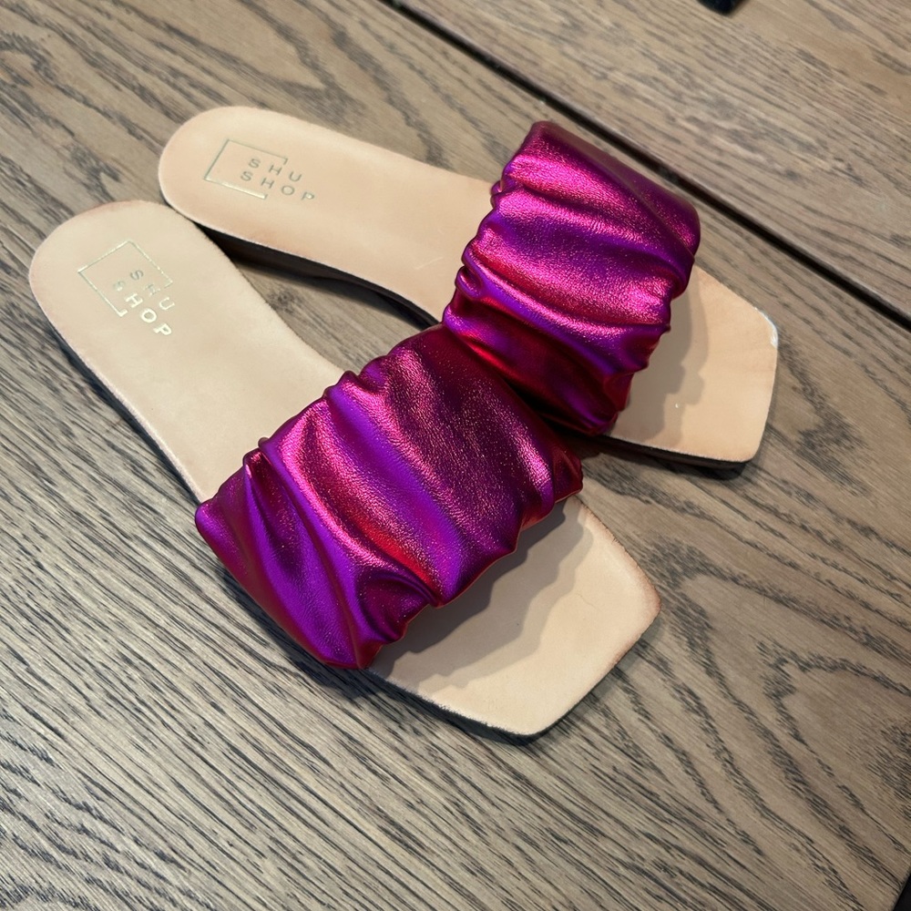 Pink sandals